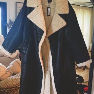Boohoo Sherpa lined jacket